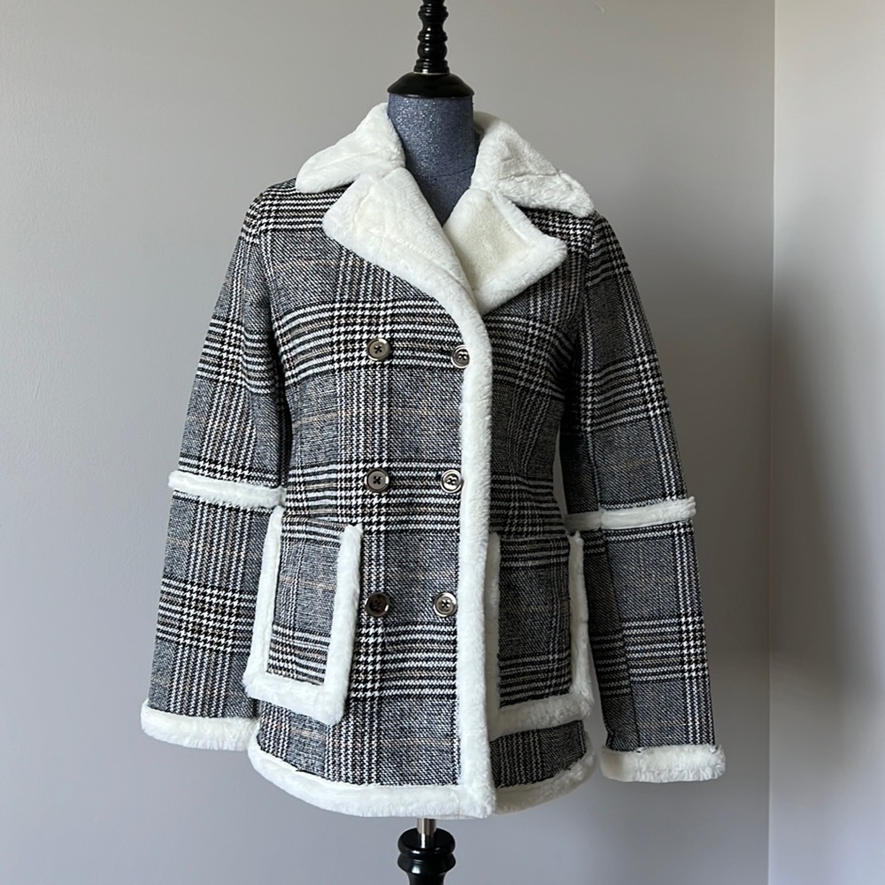 Like new Altar’d State plaid coat